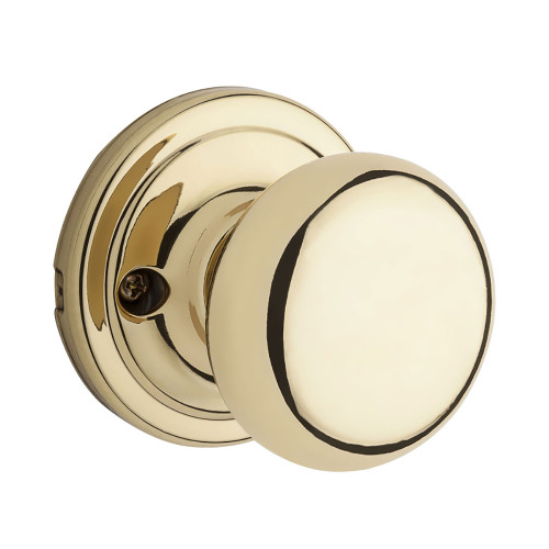 Kwikset Hancock Half Dummy Knob, Bright Polished Brass