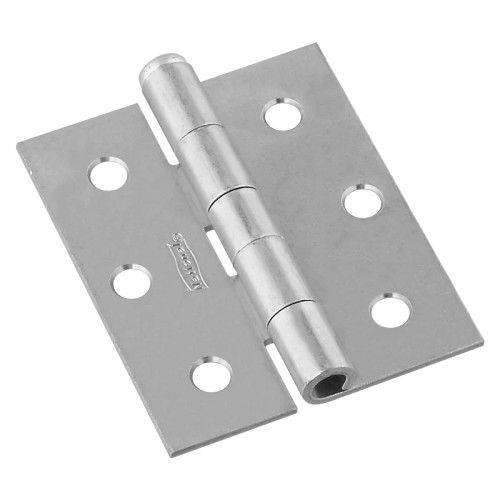 National Hardware Screen/Storm Door Hinge, 3" X 2-1/2", Surface Mount, Visual Pack Of 2 Pieces, Catalog #V129, Zinc Plated