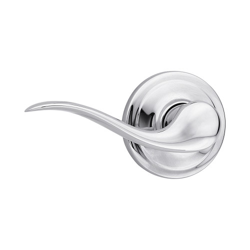 Kwikset Tustin Half Dummy Lever Left Hand, Bright Polished Chrome