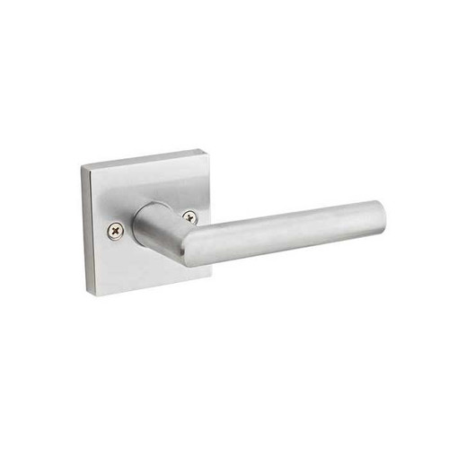 Kwikset Milan Half Dummy Lever With Square Rose, Satin Chrome