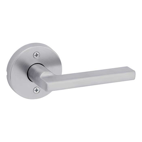 Kwikset Halifax Half Dummy Lever With Round Rose, Satin Chrome