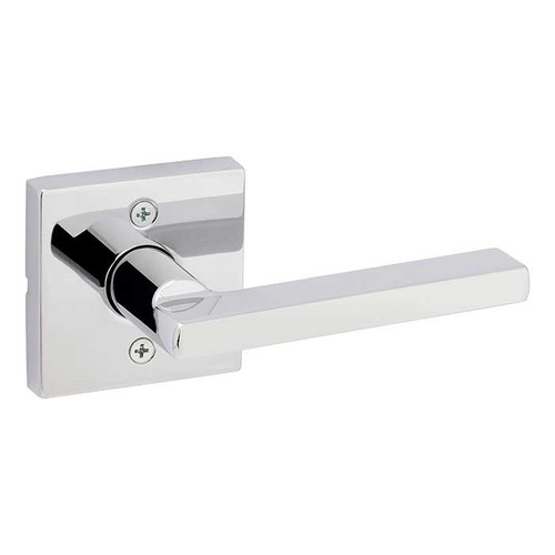 Kwikset Halifax Half Dummy Lever With Square Rose, Bright Polished Chrome-788HFL-SQT-26