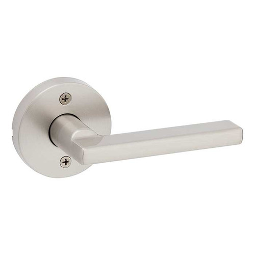 Kwikset Halifax Half Dummy Lever With Round Rose, Satin Nickel-788HFL-RDT-15