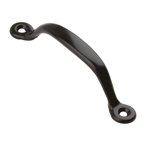 National Hardware Pull, For Wood Or Metal Doors, 4-3/4", Visual Pack, Catalog #V200, Black