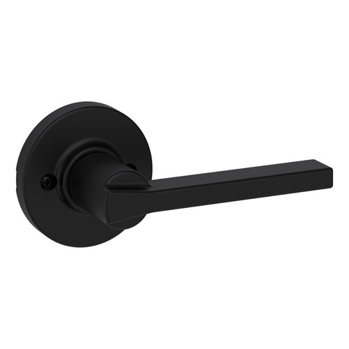 Kwikset Casey Half Dummy Lever With Round Rose, Matte Black