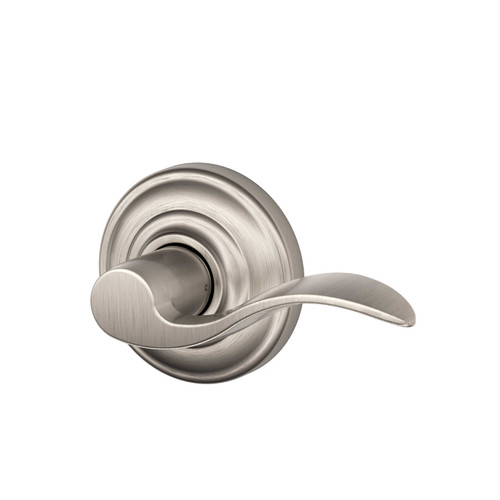 Schlage Residential F170 Accent Lever Single Dummy Trim With Andover Trim Function, Decorative, Right Hand Handing, Satin Nickel