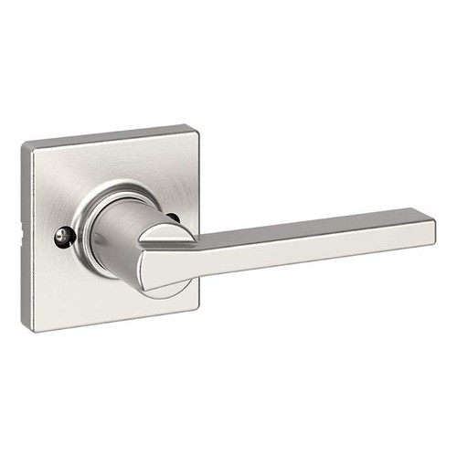 Kwikset Casey Half Dummy Lever With Square Rose, Satin Nickel