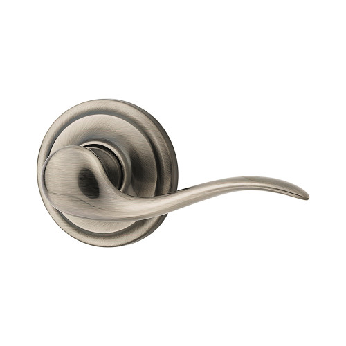 Kwikset Tustin Half Dummy Lever Right Hand, Satin Nickel Blackened