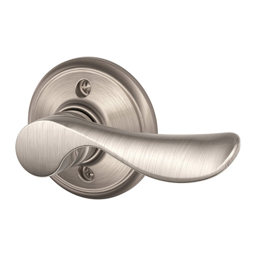 Schlage Residential F170 Champagne Lever Single Dummy Trim Function, Right Hand Handing, Satin Nickel