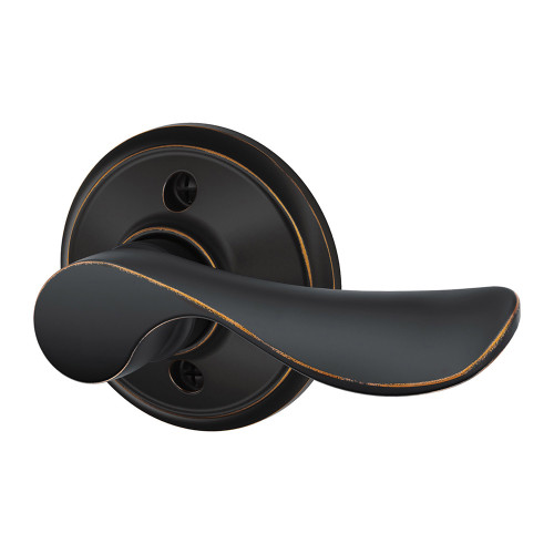 Schlage Residential F170 Champagne Lever Single Dummy Trim Function, Right Hand Handing, Aged Bronze