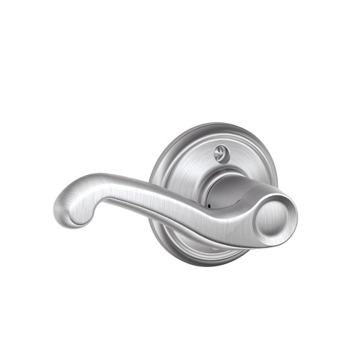 Schlage Residential F170 Flair Lever Single Dummy Trim Function, Left Hand Handing, Satin Chrome