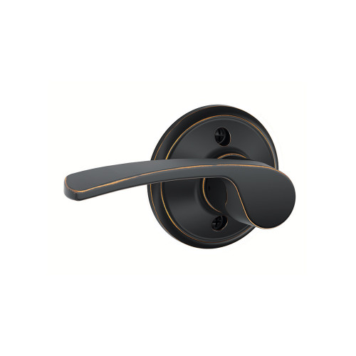 Schlage Residential F170 Merano Lever Single Dummy Trim Function, Left Hand Handing, Aged Bronze