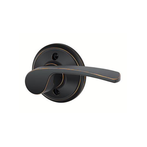 Schlage Residential F170 Merano Lever Single Dummy Trim Function, Right Hand Handing, Aged Bronze