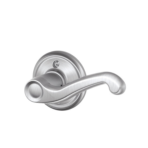 Schlage Residential F170 Flair Lever Single Dummy Trim Function, Right Hand Handing, Satin Chrome