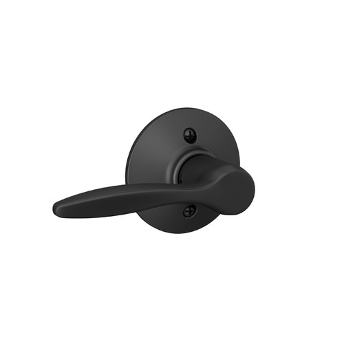 Schlage Residential F170 Delfayo Lever Single Dummy Trim Function, Left Hand Handing, Matte Black