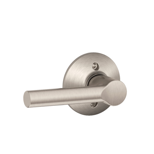 Schlage Residential F170 Broadway Lever Single Dummy Trim Function, Satin Nickel