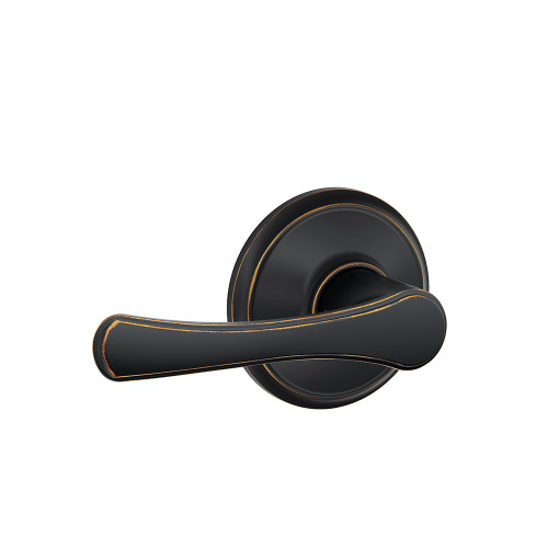 Schlage Residential F10 Avila Passage Lever Lock Function, Aged Bronze