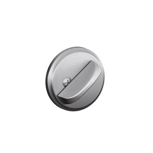 Schlage Residential B80 One Sided Deadbolt, No Exterior Plate Or Exposed Trim, Satin Chrome
