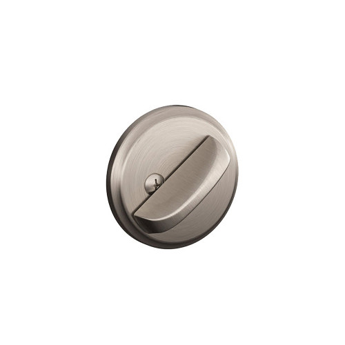 Schlage Residential B80 One Sided Deadbolt, No Exterior Plate Or Exposed Trim, Satin Nickel