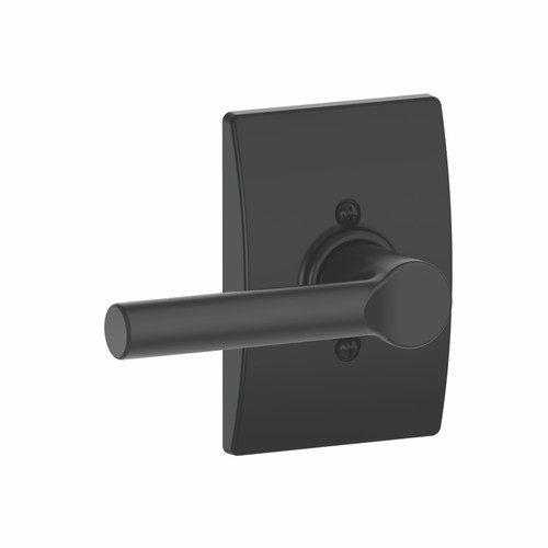 Schlage Residential F170 Broadway Lever Single Dummy Trim With Century Trim Function, Decorative, Matte Black