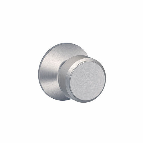 Schlage Residential F10 Bowery Passage Knob Lock Function, Satin Chrome