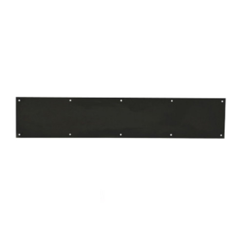 Schlage Residential Sc8400Pa 8" X 34" Kickplate Carded, Aluminum Substrate, Aged Bronze