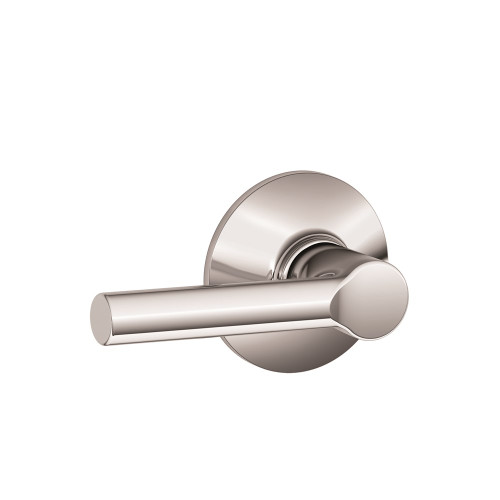 Schlage Residential F10 Broadway Passage Lever Lock Function, Bright Polished Chrome