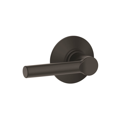 Schlage Residential F10 Broadway Passage Lever Lock Function, Matte Black