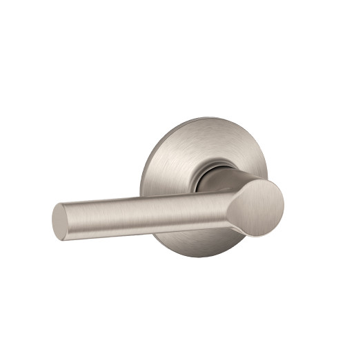 Schlage Residential F10 Broadway Passage Lever Lock Function, Satin Nickel