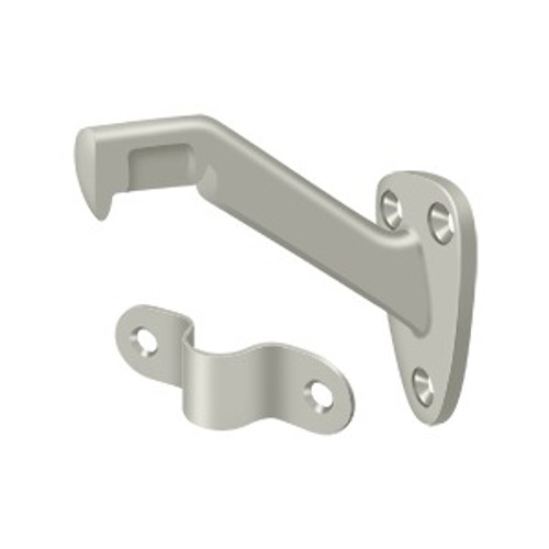 Deltana Handrail Bracket Hand Rail S, 3-5/16" Projection, Satin Nickel