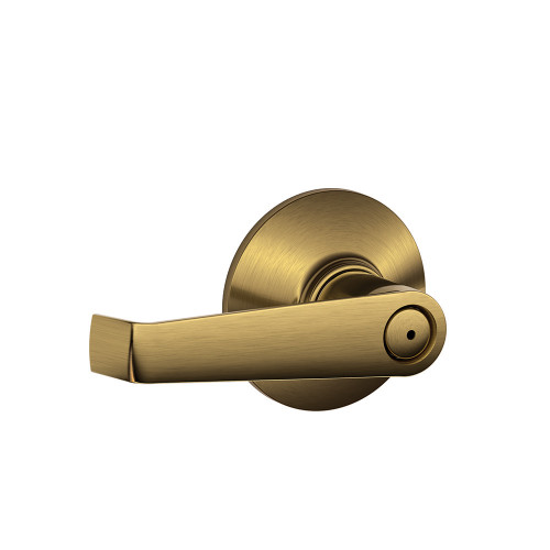 Schlage Residential F40 Elan Privacy Lever Lock Function, Antique, Satin Brass Blackened
