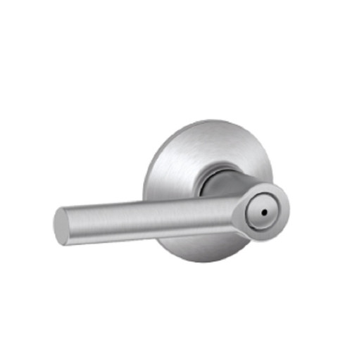 Schlage Residential F40 Broadway Privacy Lever Lock Function, Satin Chrome