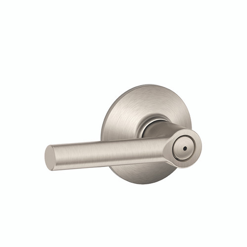 Schlage Residential F40 Broadway Privacy Lever Lock Function, Satin Nickel