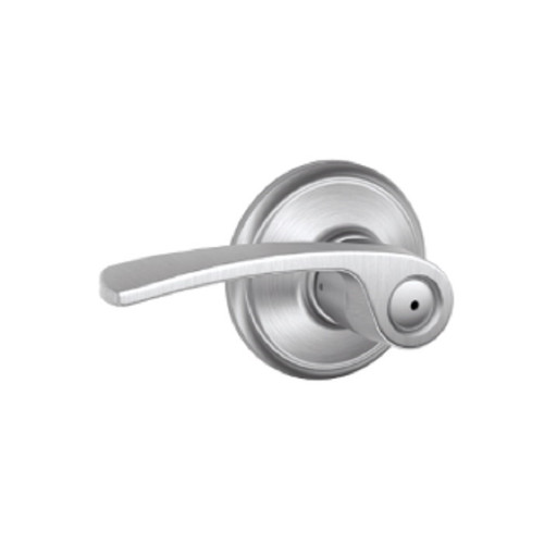 Schlage Residential F40 Merano Privacy Lever Lock Function, Satin Chrome