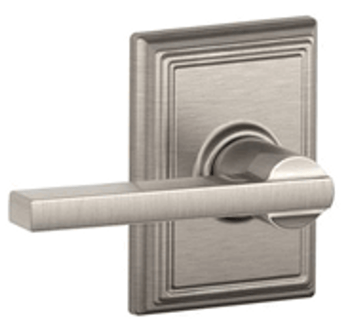 Schlage Residential F10 Latitude Passage Lever Lock With Addison Trim Function, Decorative, Satin Nickel