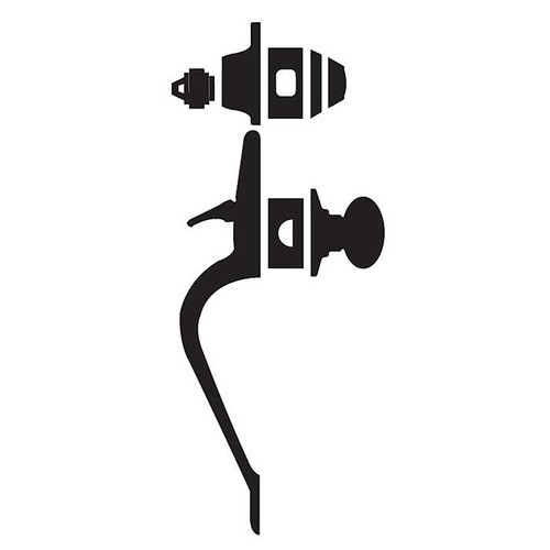Schlage Residential F60 Plymouth Handleset/Entrance Accent Lever Complete Lock Style Handleset, Left Hand, Aged Bronze