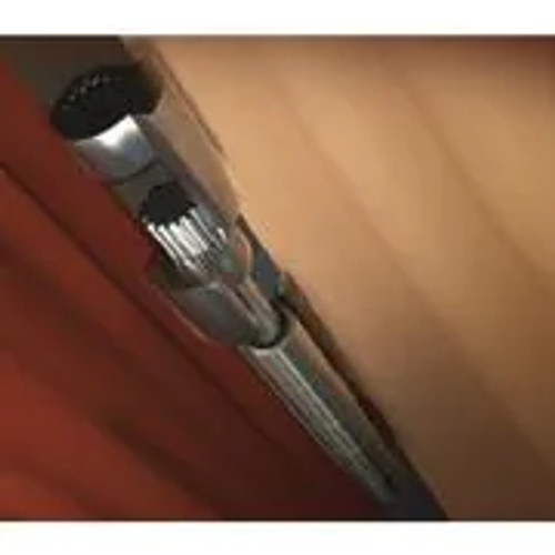 Perfect Products Door Saver Ii Hinge Pin Doorstop Residential Saver Ultra Low Profile Replacement Stop, Antique, Satin Brass Blackened