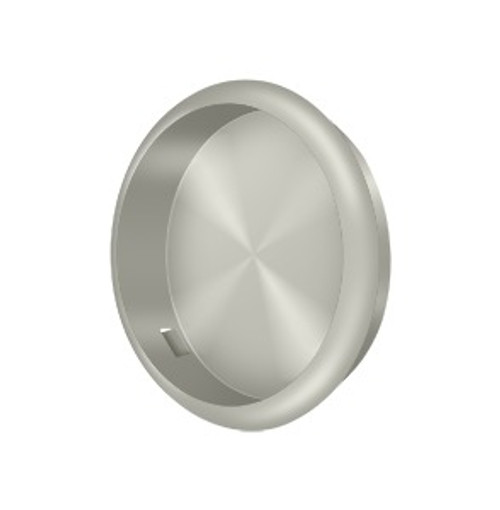 Deltana Flush Pull Round, 2-1/2" Diameter Face, 2-1/8" Base Size, Satin Nickel Deltana Flush Pull Round, 2-1/2" Diameter Face, 2-1/8" Base Size, Satin Nickel