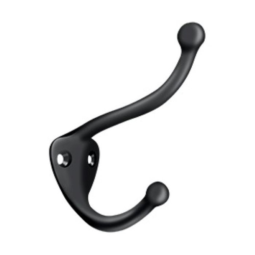 Deltana Coat And Hat Hook, Matte Black