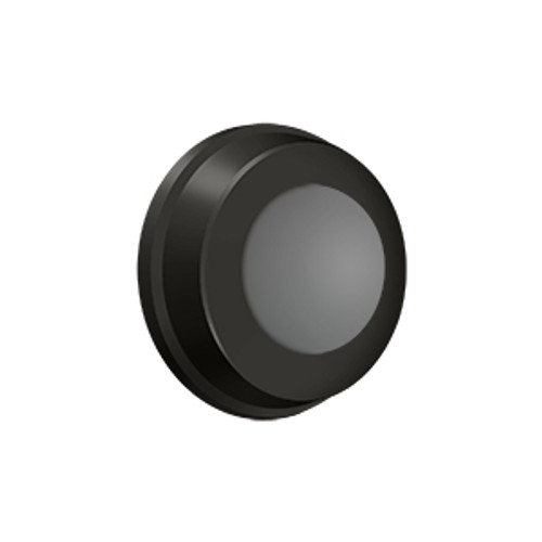 Deltana Wall Bumper Flush 1" Diameter, Oil Rubbed Dark Bronze