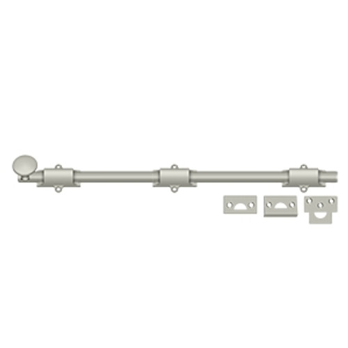Deltana 18" Surface Bolt Rod, Hd, Satin Nickel Deltana 18" Surface Bolt Rod, Hd, Satin Nickel