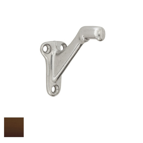Ives Hand Rail Bracket, 1-9/16" X 1-9/16", Cast Aluminum, 703/A10B, Oil Rubbed Dark Bronze