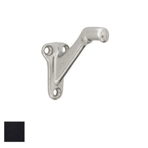 Ives Hand Rail Bracket, 1-9/16" X 1-9/16", Cast Aluminum, A-, Matte Black