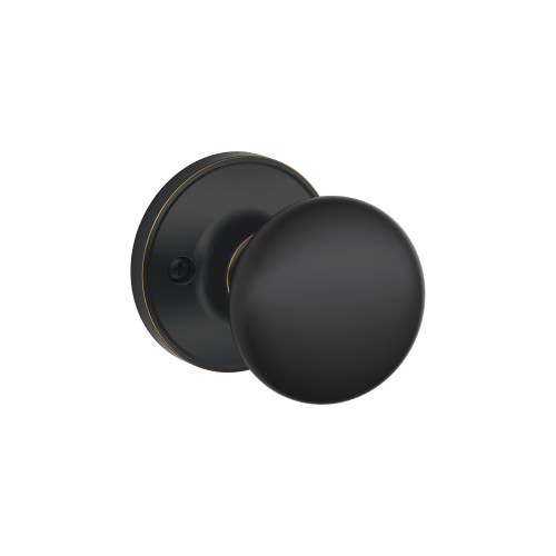 Schlage Residential J170 Stratus Dummy Knob Lock Function, Aged Bronze