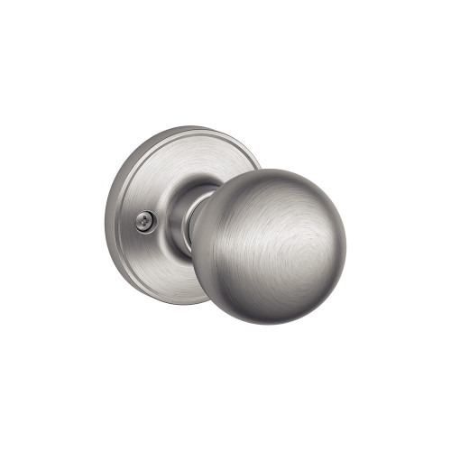 Schlage Residential J170 Corona Dummy Knob Lock Function, Satin Stainless Steel