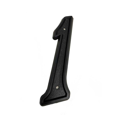 Philadelphia Hardware Group Phn-06 Plastic 6" House Number-1, Black
