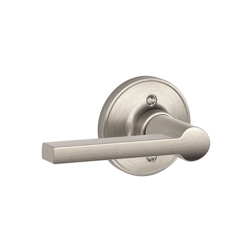 Schlage Residential J170 Solstice Dummy Lever Lock Function, Satin Nickel