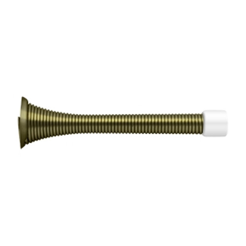Deltana Baseboard Door Bumper-Steel 3-3/4", Hd, 7/16" Tip Projection, Satin Brass Blackened Deltana Baseboard Door Bumper-Steel 3-3/4", Hd, 7/16" Tip Projection, Satin Brass Blackened