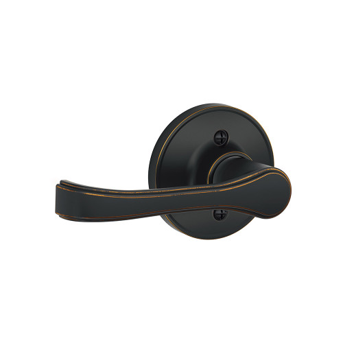 Schlage Residential J170 Torino Dummy Lever Lock Function, Aged Bronze