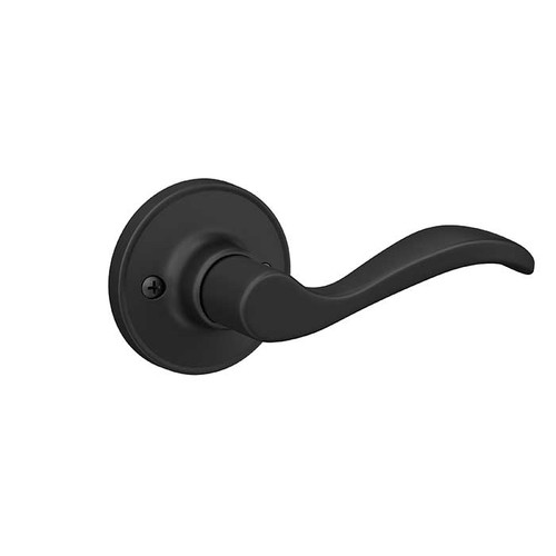 Schlage Residential J170 Seville Dummy Lever Lock Function, Right Hand Handing, Matte Black